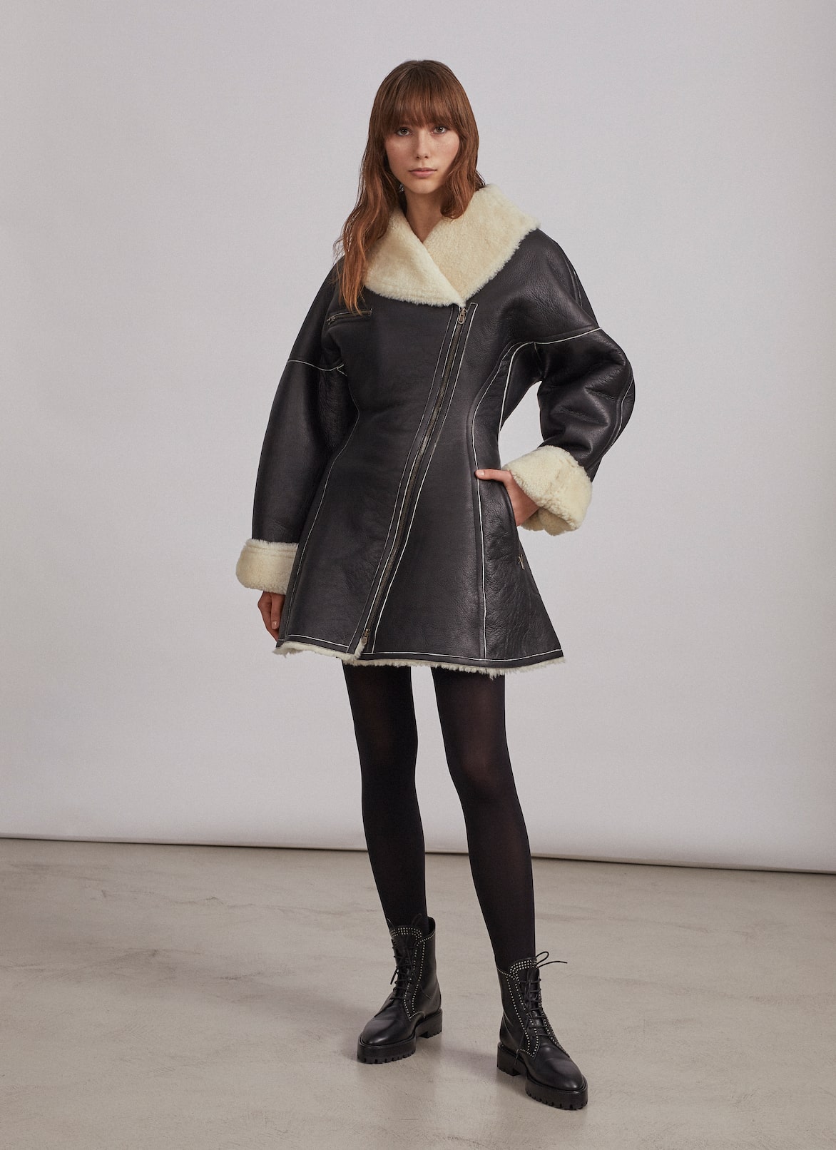 Coats ALAÏA BLACK COATS